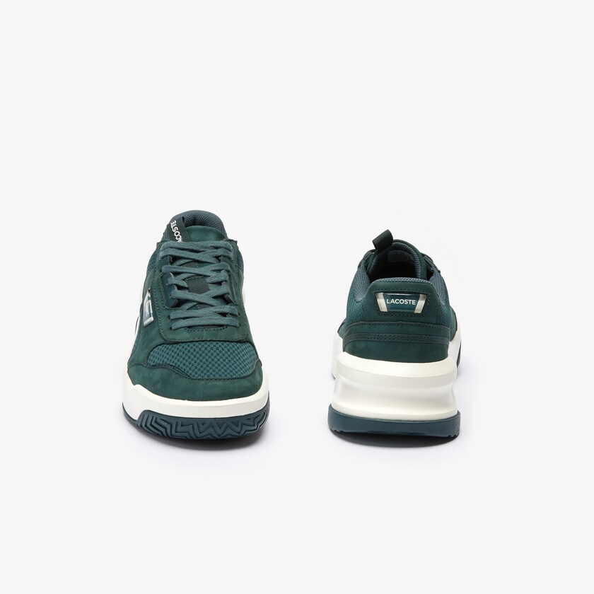 Tenis Lacoste Ace Lift Bicolour Leather Hombre Verdes Oscuro Blancos | NZ2-38633W7