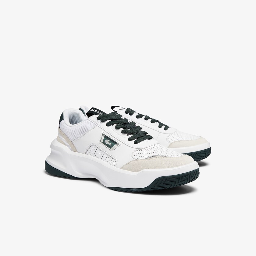 Tenis Lacoste Ace Lift Colourblock Leather Reflective Hombre Blancos | IJ4-50625D5