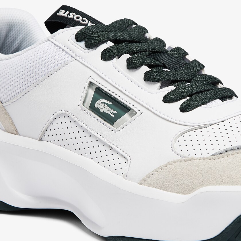 Tenis Lacoste Ace Lift Colourblock Leather Reflective Hombre Blancos | IJ4-50625D5