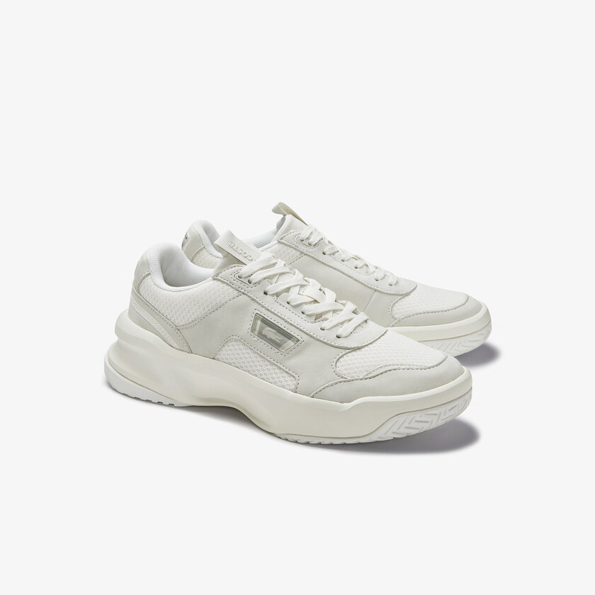 Tenis Lacoste Ace Lift Colourblock Leather Mujer Blancos Blancos | GW3-84748W6