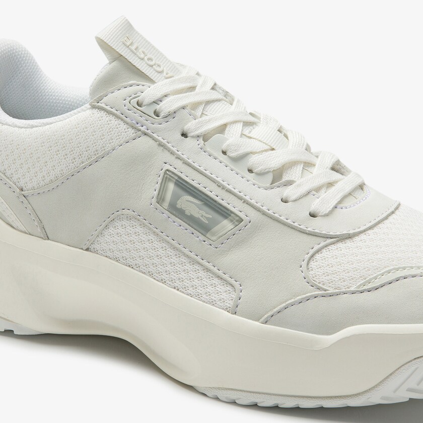 Tenis Lacoste Ace Lift Colourblock Leather Mujer Blancos Blancos | GW3-84748W6