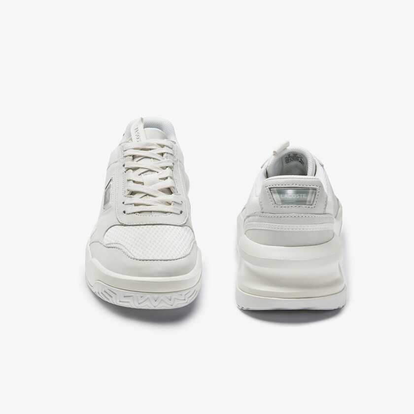 Tenis Lacoste Ace Lift Colourblock Leather Mujer Beige | SL5-41134W4