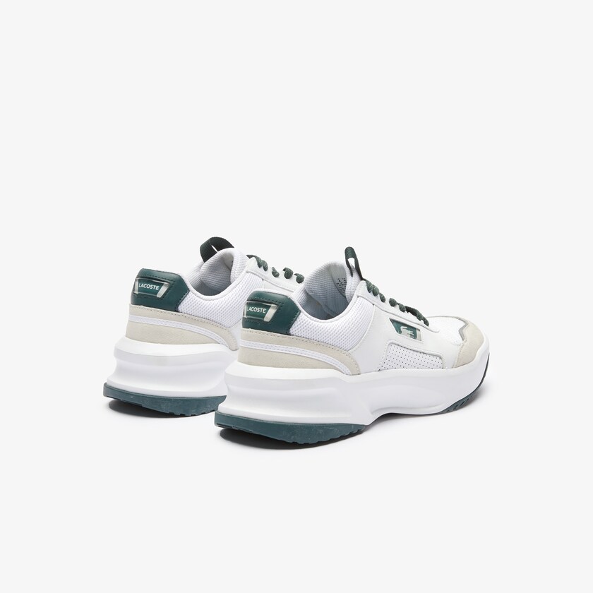 Tenis Lacoste Ace Lift Colourblock Leather Reflective Hombre Blancos Verdes Oscuro | AH7-51225V6