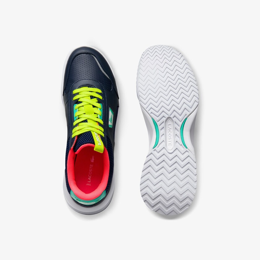 Tenis Lacoste Ace Lift Leather Hombre Azul Marino Turquesa | FF1-36303B2