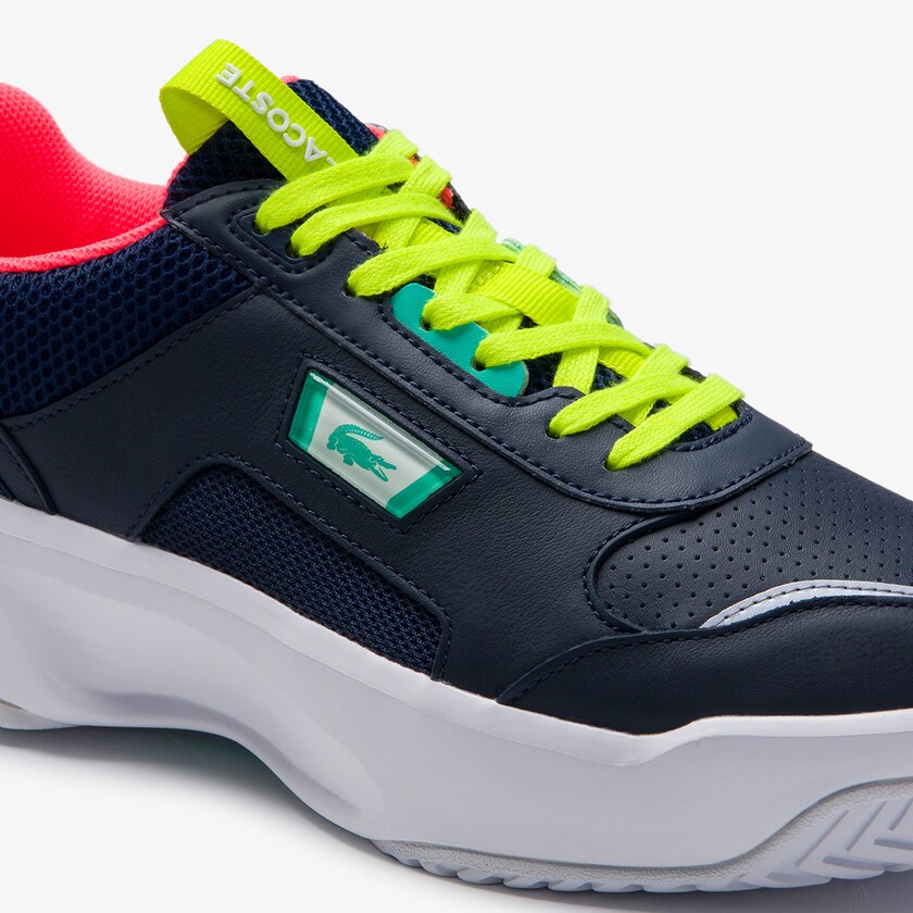 Tenis Lacoste Ace Lift Leather Hombre Azul Marino Turquesa | FF1-36303B2