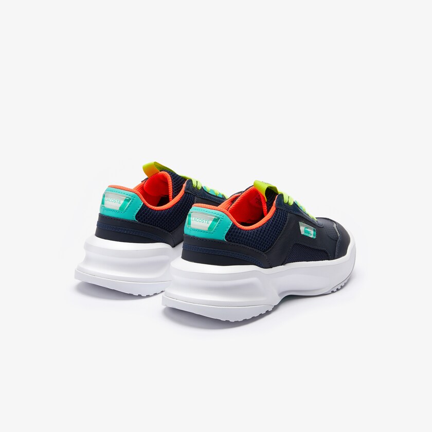 Tenis Lacoste Ace Lift Leather Mujer Azul Marino Turquesa | OW2-23682X4