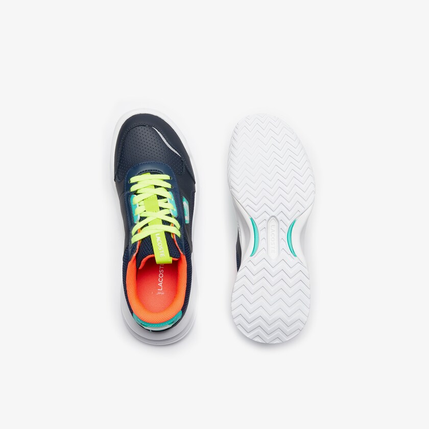 Tenis Lacoste Ace Lift Leather Mujer Azul Marino Turquesa | OW2-23682X4