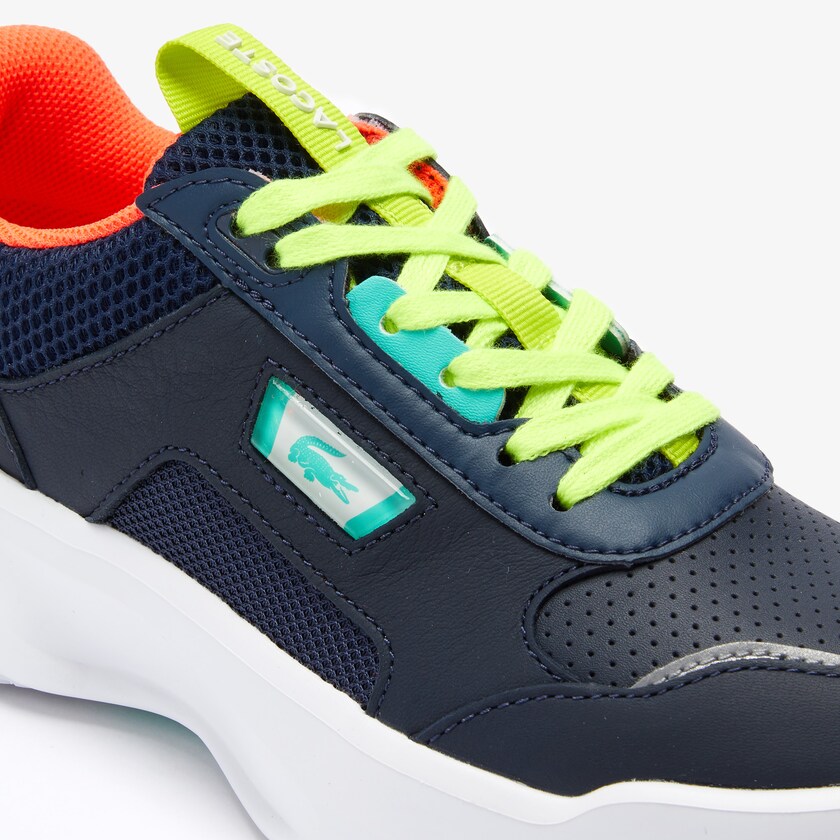Tenis Lacoste Ace Lift Leather Mujer Azul Marino Turquesa | OW2-23682X4