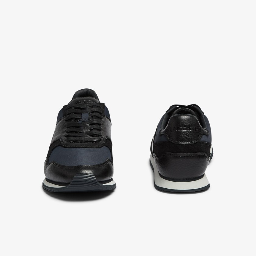 Tenis Lacoste Aesthet Luxe Leather Hombre Negros | BZ7-70997B2