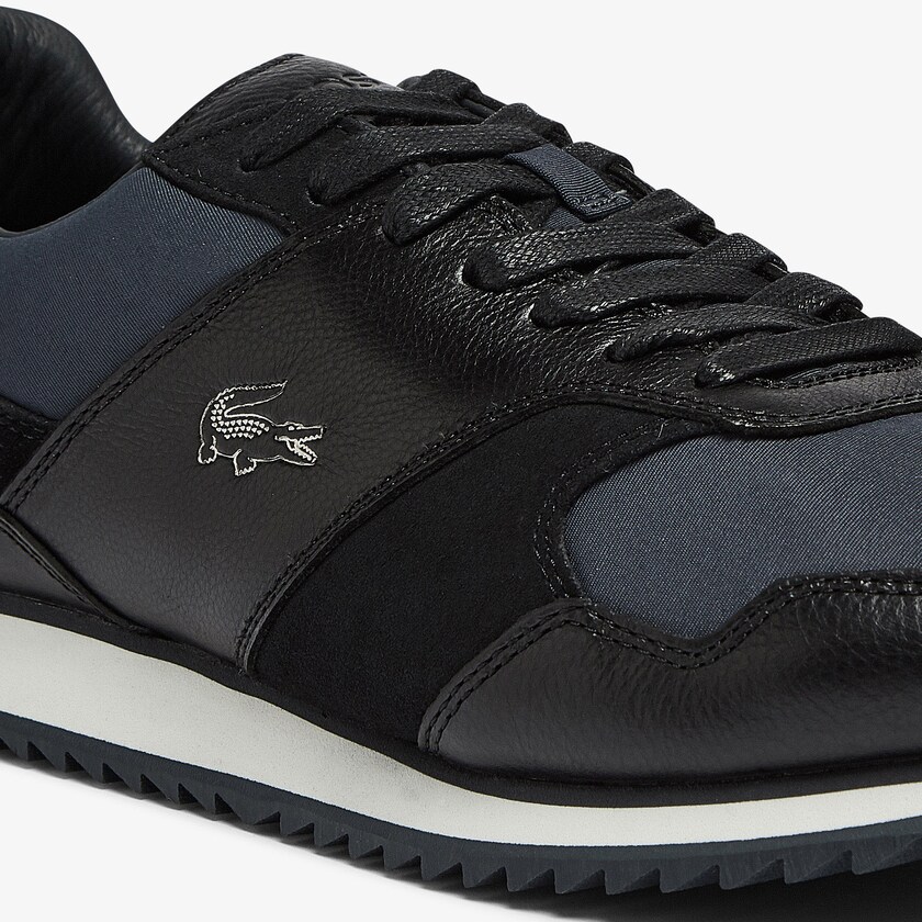 Tenis Lacoste Aesthet Luxe Leather Hombre Negros | BZ7-70997B2