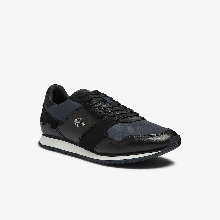 Tenis Lacoste Aesthet Luxe Leather Hombre Negros | BZ7-70997B2