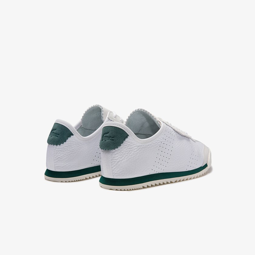 Tenis Lacoste Ascenta Leather and Suede Mujer Blancos | SJ0-27612W6