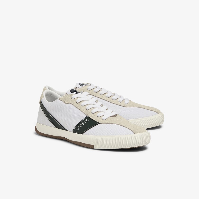 Tenis Lacoste Ball Net Canvas and Suede Mujer Blancos | DT6-13311N5