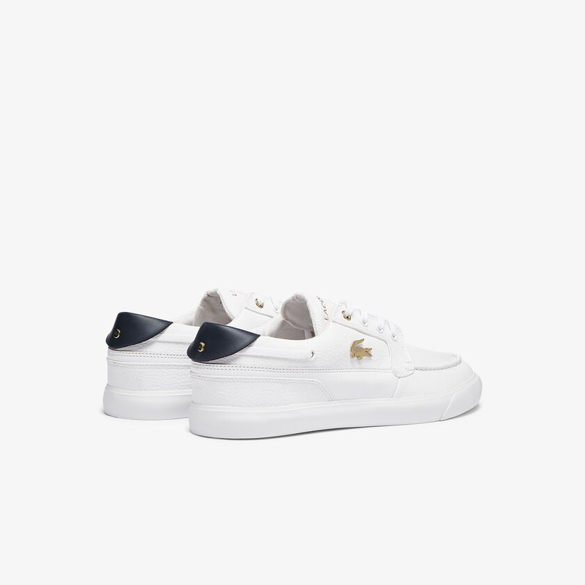 Tenis Lacoste Bayliss Deck Leather Hombre Blancos | GL7-01070P6