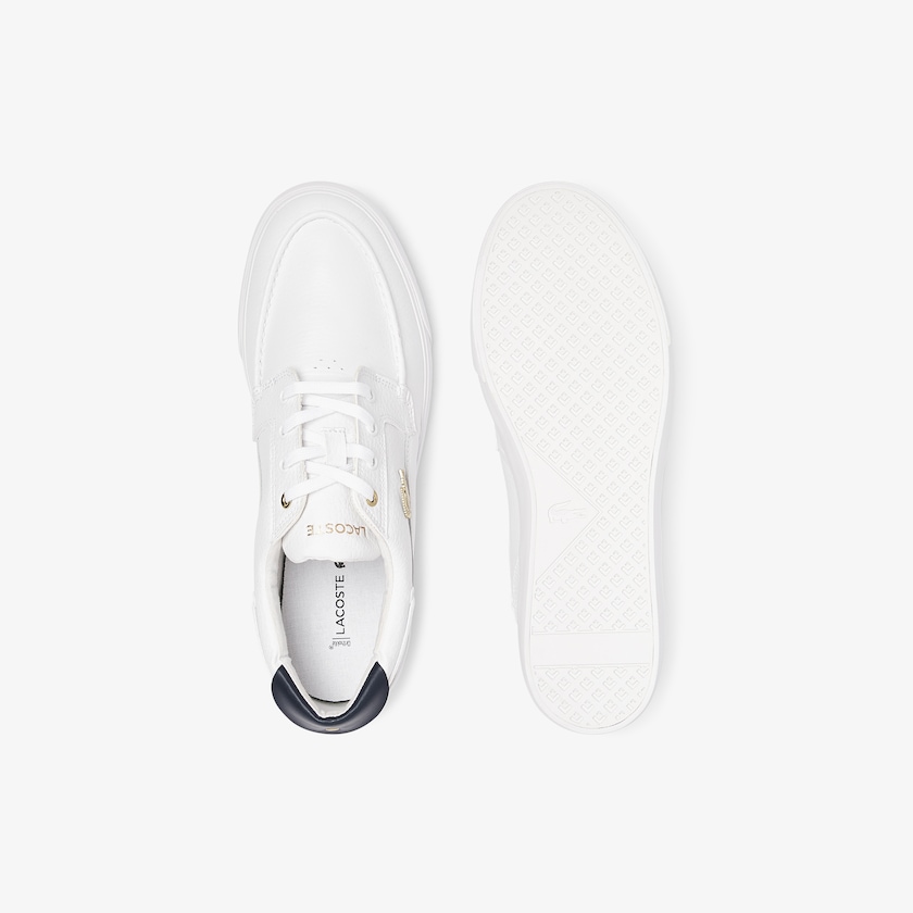 Tenis Lacoste Bayliss Deck Leather Hombre Blancos | GL7-01070P6