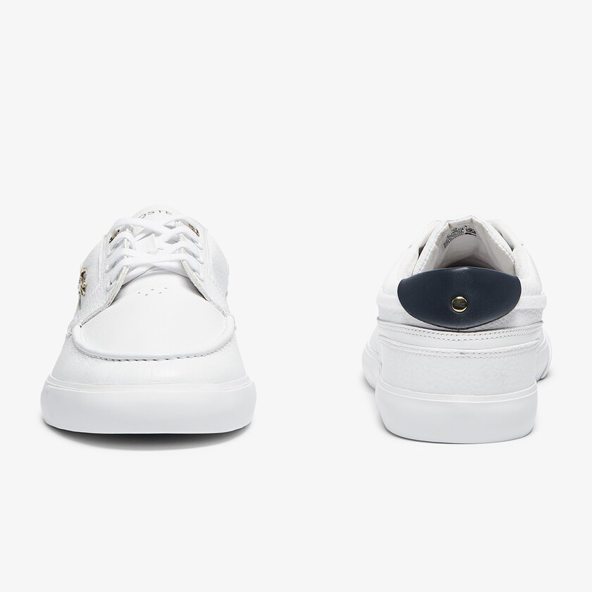 Tenis Lacoste Bayliss Deck Leather Hombre Blancos | GL7-01070P6