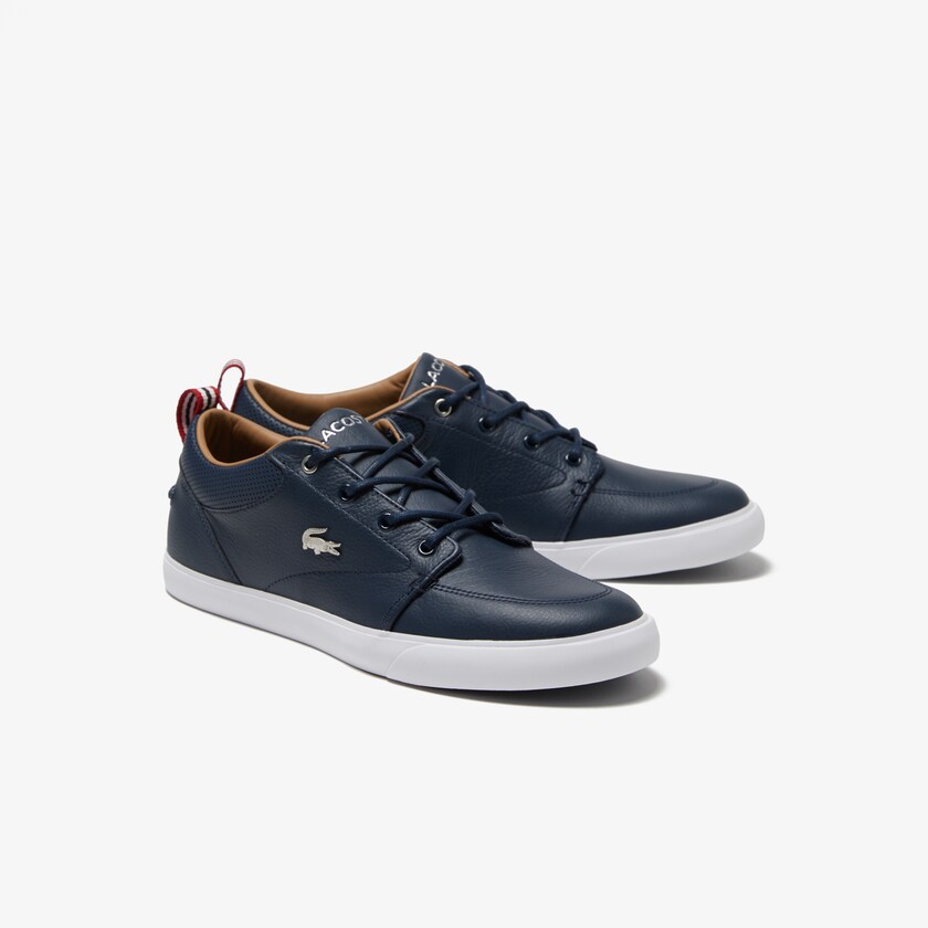 Tenis Lacoste Bayliss Sneaker Hombre Azul Marino Blancos | GB4-79407Y6