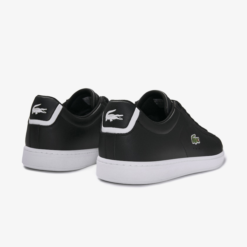 Tenis Lacoste Carnaby Evo Leather Hombre Negros | DO4-23952S6