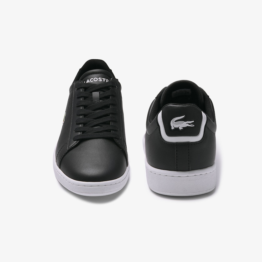 Tenis Lacoste Carnaby Evo Leather Hombre Negros | DO4-23952S6