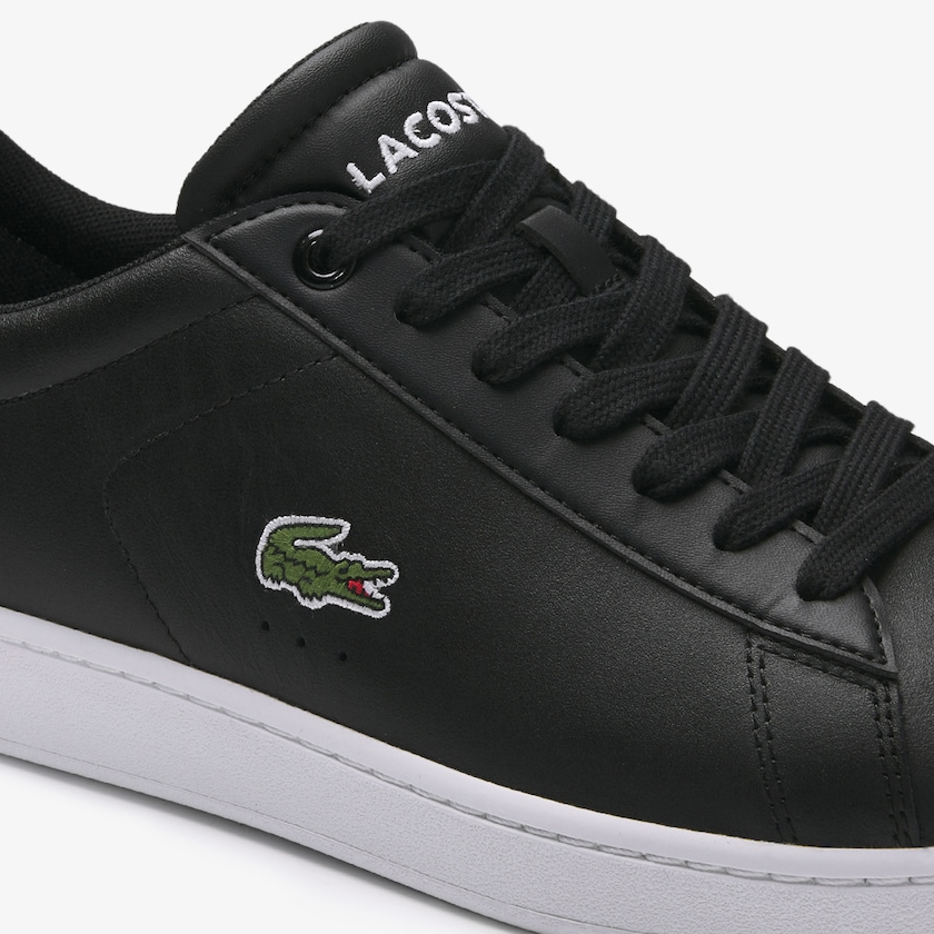 Tenis Lacoste Carnaby Evo Leather Hombre Negros | DO4-23952S6