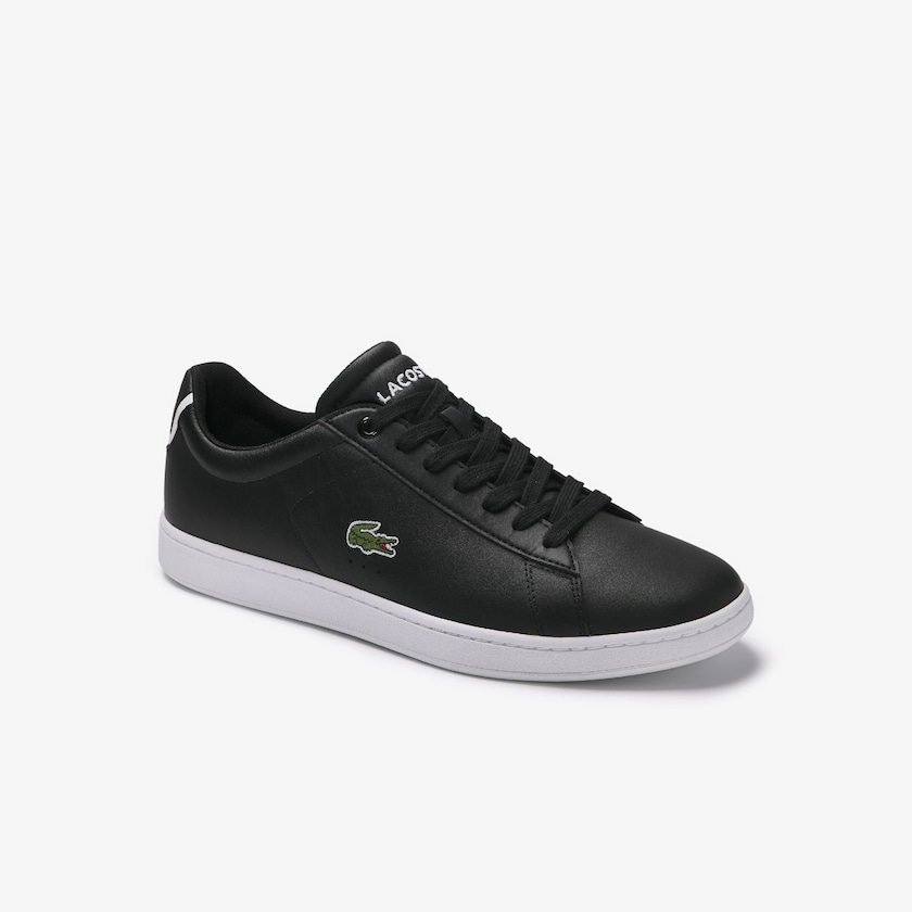 Tenis Lacoste Carnaby Evo Leather Hombre Negros | DO4-23952S6