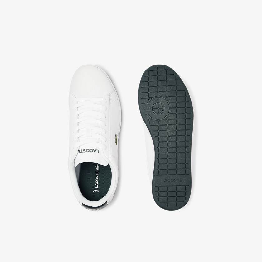 Tenis Lacoste Carnaby Evo Leather Hombre Blancos | JF2-39963H9