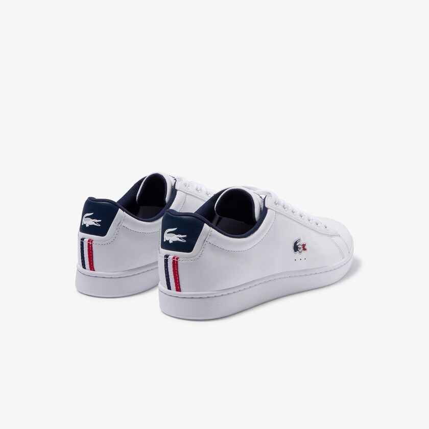 Tenis Lacoste Carnaby Evo Leather and Synthetic Hombre Blancos Beige | IZ8-85098T4