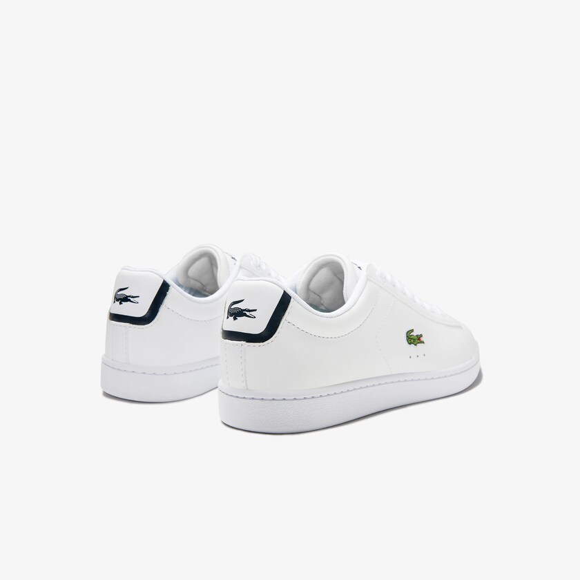 Tenis Lacoste Carnaby Evo Mesh-lined Leather Mujer Blancos | BJ6-02770F4