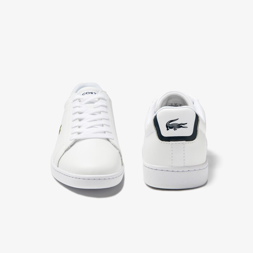 Tenis Lacoste Carnaby Evo Mesh-lined Leather Mujer Blancos | BJ6-02770F4