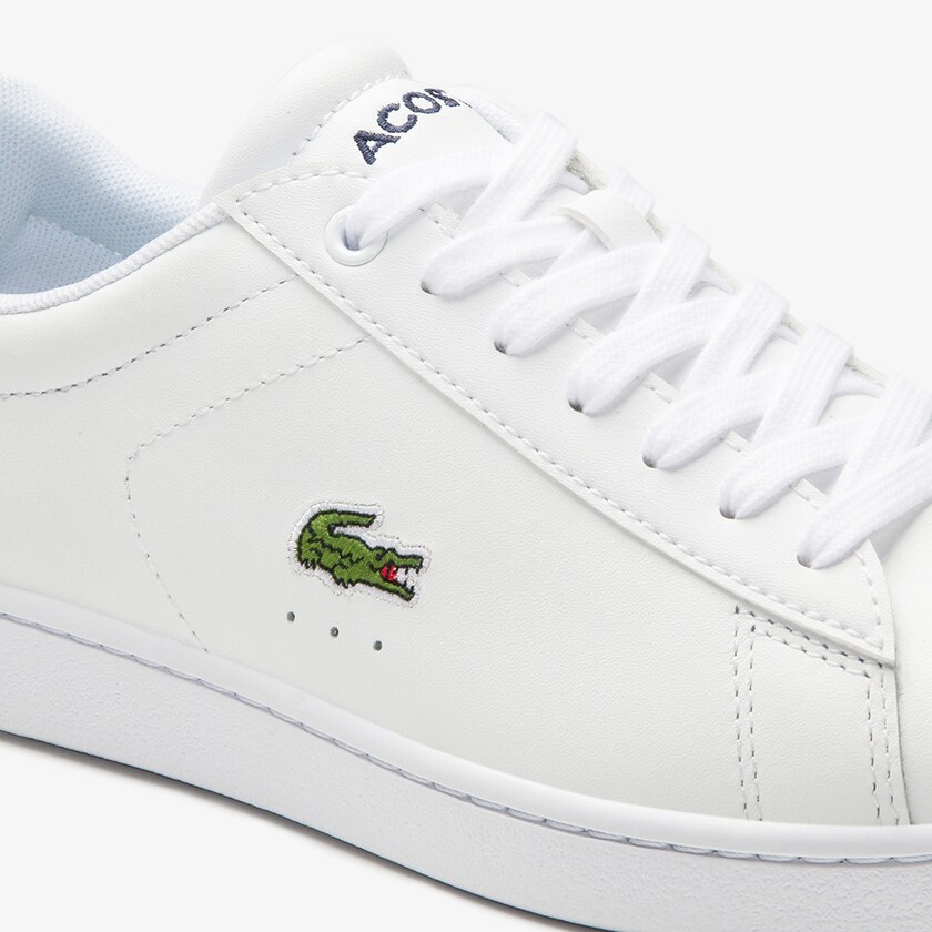 Tenis Lacoste Carnaby Evo Mesh-lined Leather Mujer Blancos | BJ6-02770F4