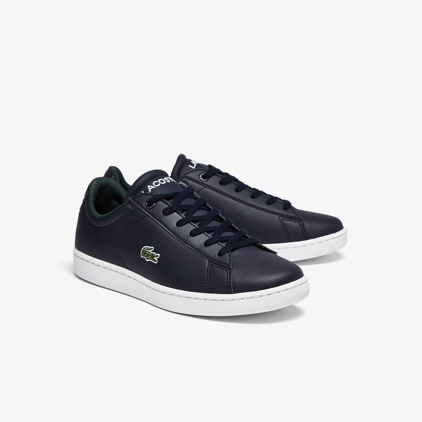 Tenis Lacoste Niños Azul Marino Blancos Carnaby Evo Synthetic BE5-13871M4