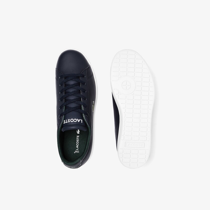 Tenis Lacoste Niños Azul Marino Blancos Carnaby Evo Synthetic BE5-13871M4