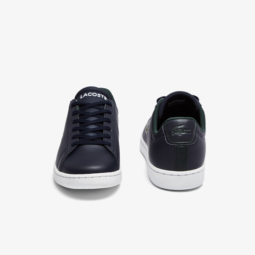 Tenis Lacoste Niños Azul Marino Blancos Carnaby Evo Synthetic BE5-13871M4