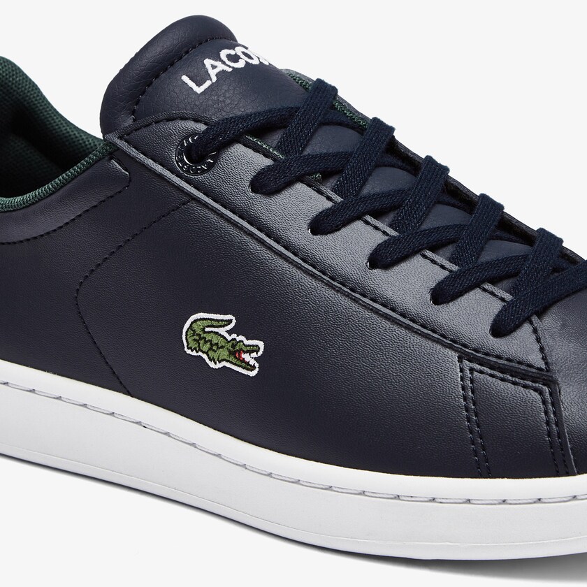 Tenis Lacoste Niños Azul Marino Blancos Carnaby Evo Synthetic BE5-13871M4