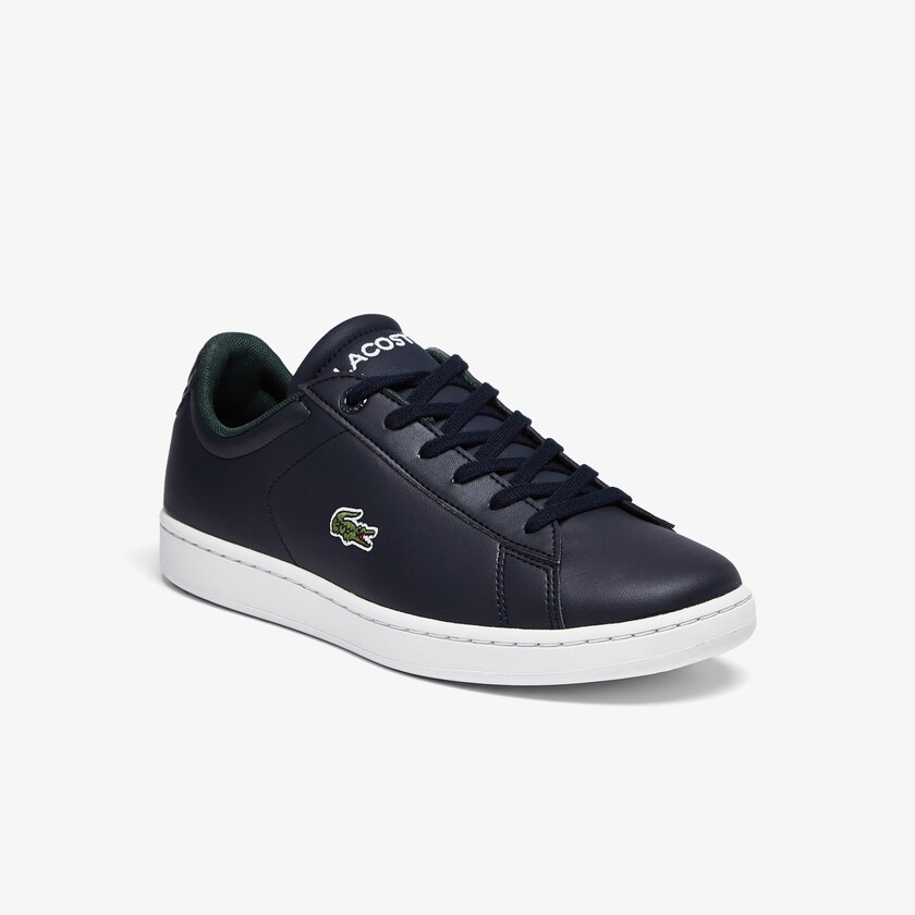 Tenis Lacoste Niños Azul Marino Blancos Carnaby Evo Synthetic BE5-13871M4