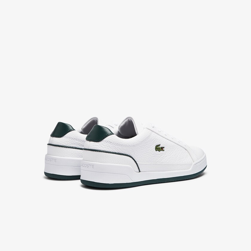 Tenis Lacoste Challenge Leather Hombre Blancos | OM8-22372Z9