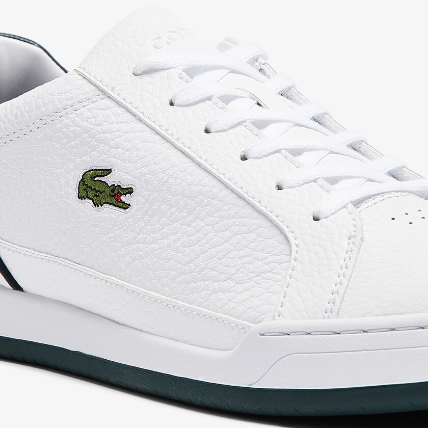 Tenis Lacoste Challenge Leather Hombre Blancos | OM8-22372Z9