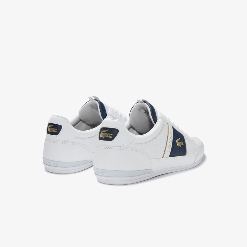 Tenis Lacoste Chaymon Leather and Carbon Fibre Hombre Blancos Blancos | ED8-25762M0