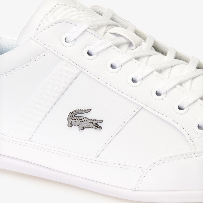 Tenis Lacoste Chaymon Nappa Leather Hombre Blancos | QV5-88288O8