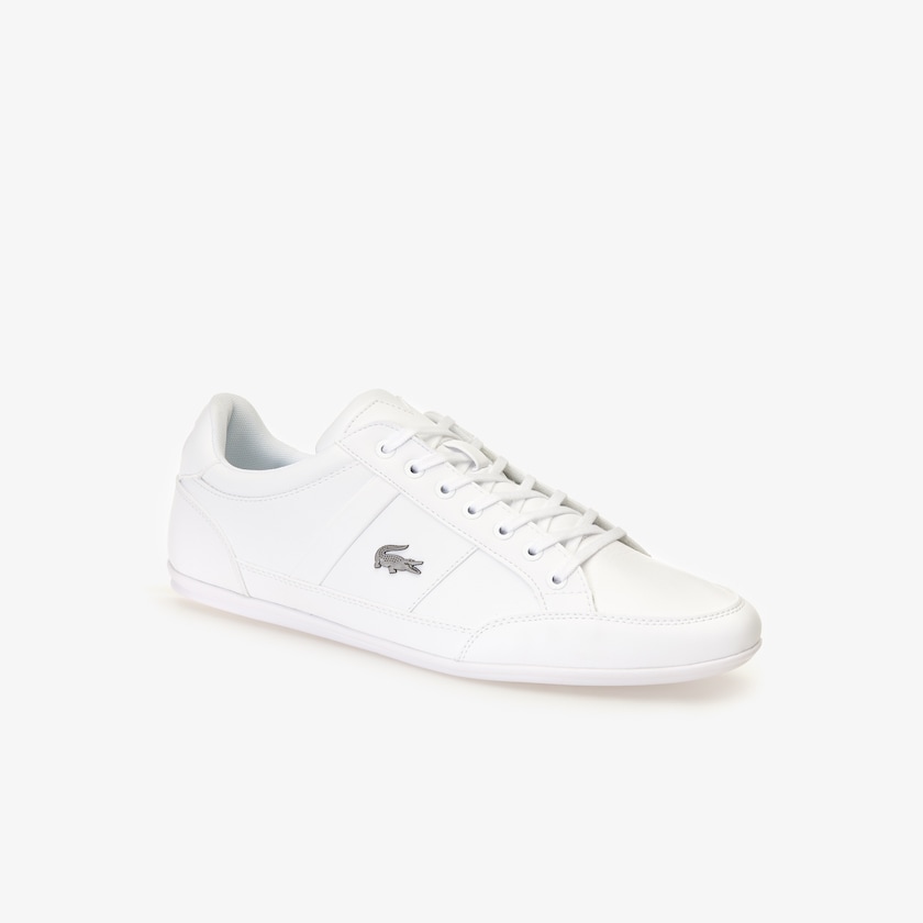 Tenis Lacoste Chaymon Nappa Leather Hombre Blancos | QV5-88288O8
