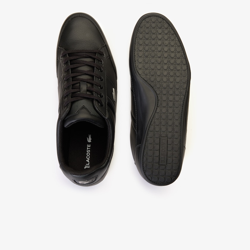Tenis Lacoste Chaymon Nappa Leather Hombre Negros | KE4-70627O8