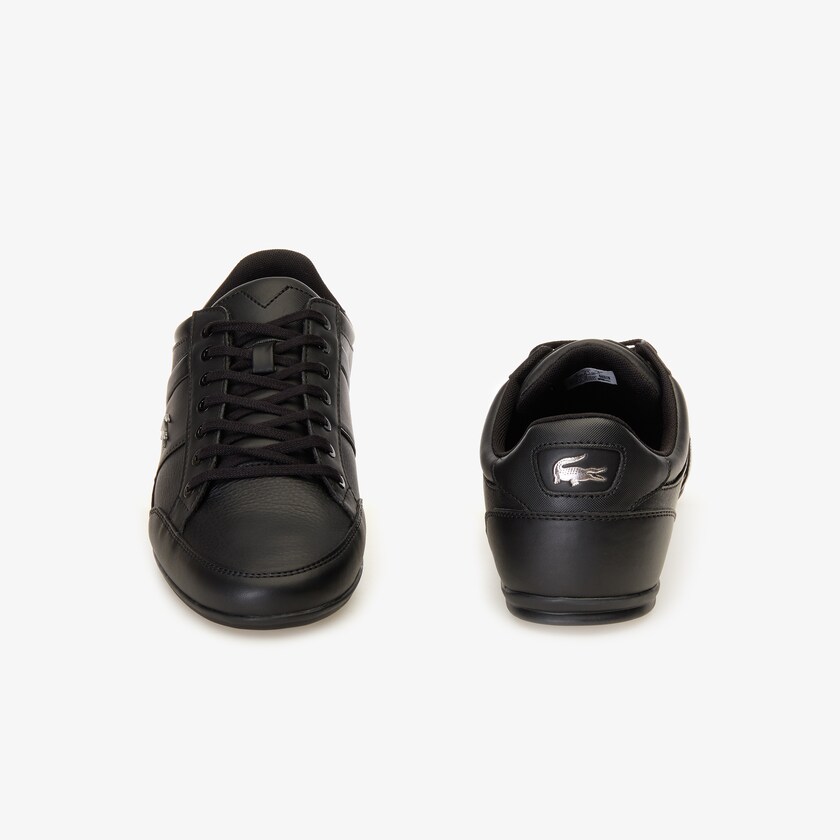 Tenis Lacoste Chaymon Nappa Leather Hombre Negros | KE4-70627O8