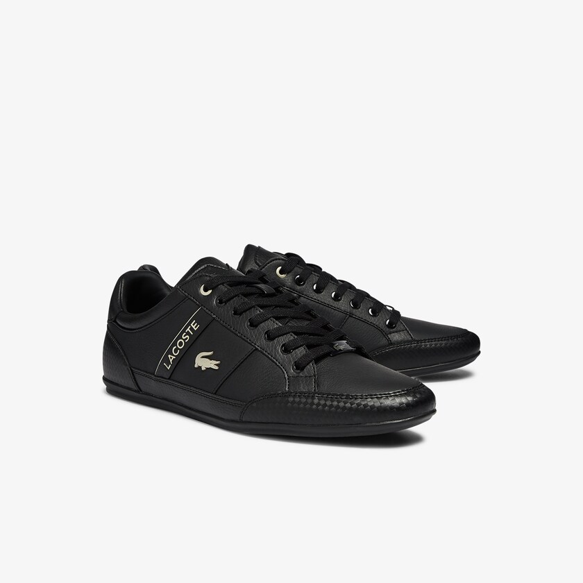 Tenis Lacoste Chaymon Synthetic and Leather Hombre Negros Negros | IK2-71337H1