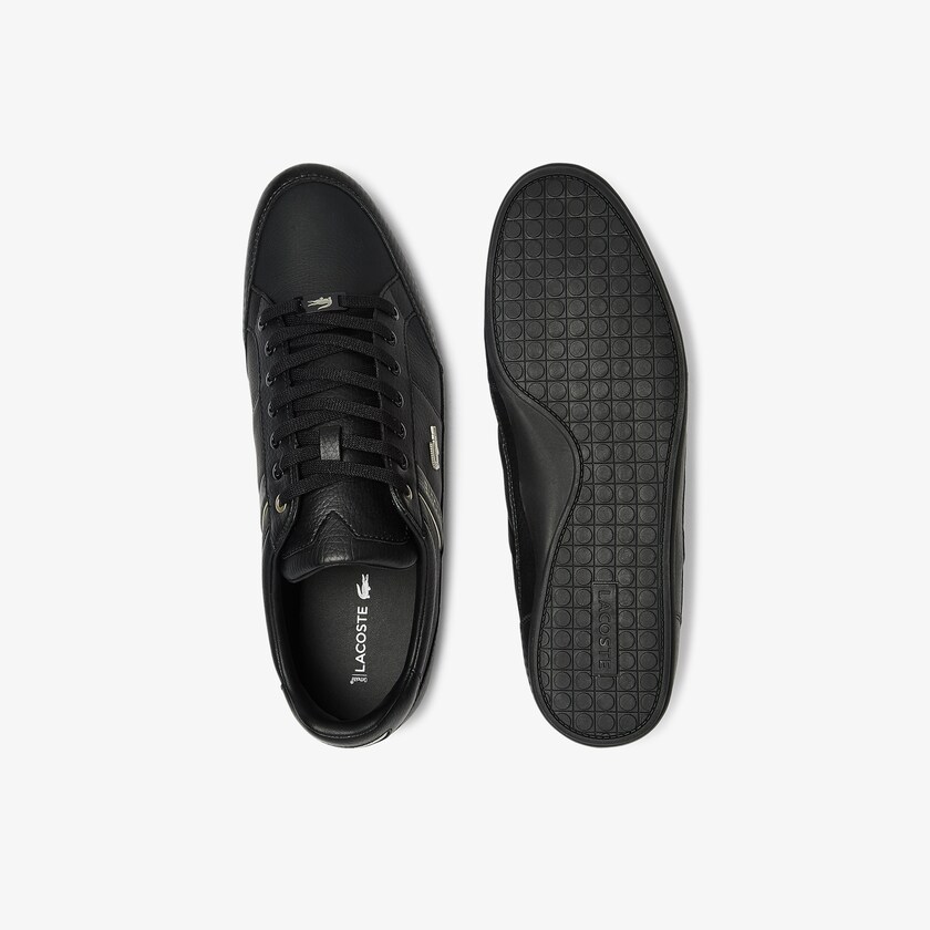Tenis Lacoste Chaymon Synthetic and Leather Hombre Negros Negros | IK2-71337H1