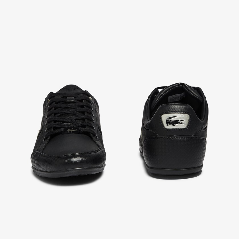 Tenis Lacoste Chaymon Synthetic and Leather Hombre Negros Negros | IK2-71337H1