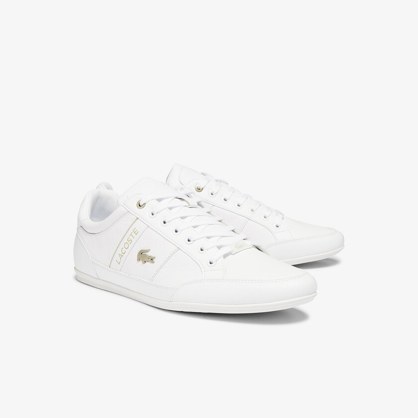Tenis Lacoste Chaymon Synthetic and Leather Hombre Blancos Blancos | QG7-83258Q6