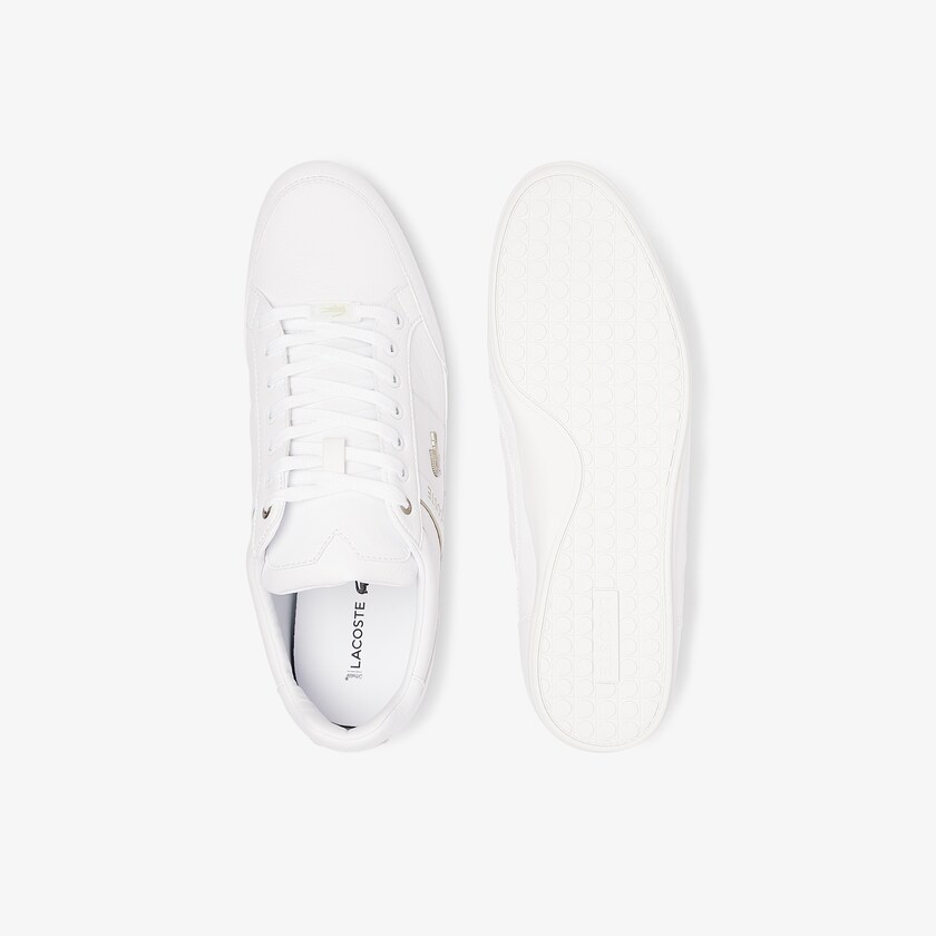 Tenis Lacoste Chaymon Synthetic and Leather Hombre Blancos Blancos | QG7-83258Q6