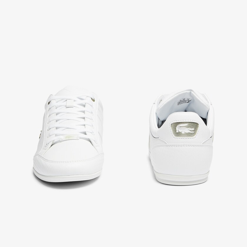 Tenis Lacoste Chaymon Synthetic and Leather Hombre Blancos Blancos | QG7-83258Q6