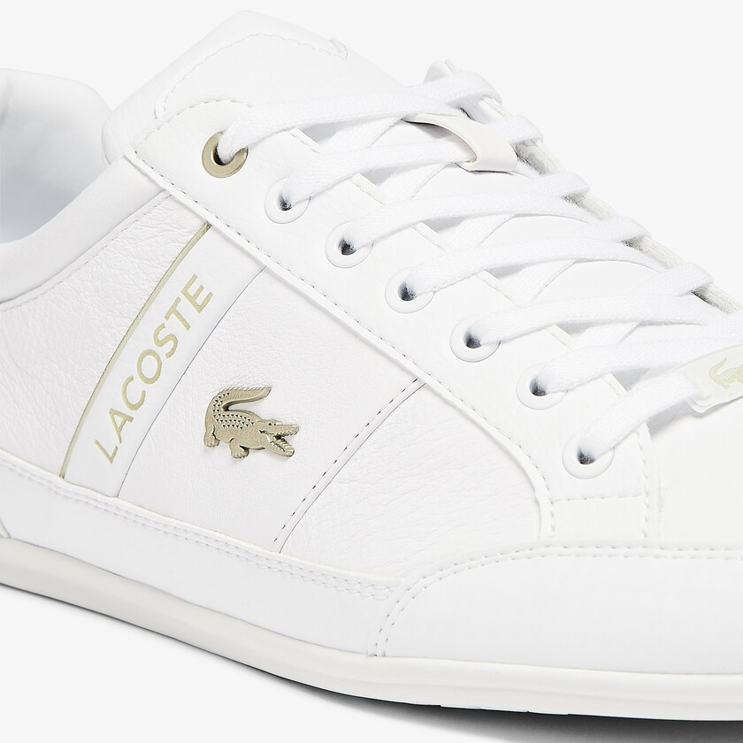 Tenis Lacoste Chaymon Synthetic and Leather Hombre Blancos Blancos | QG7-83258Q6