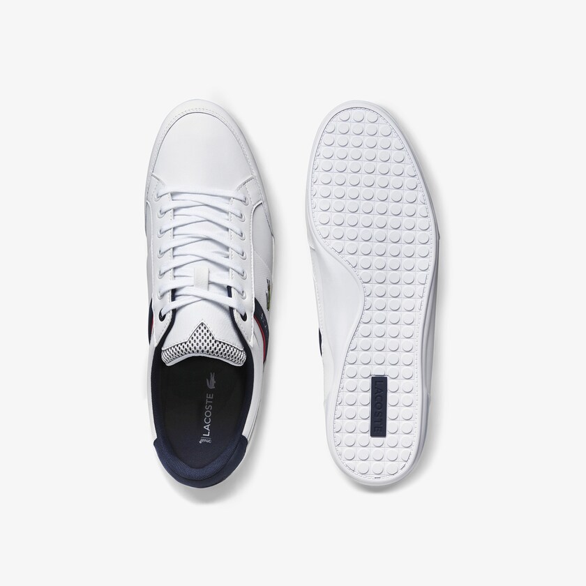 Tenis Lacoste Chaymon Textile and Synthetic Hombre Blancos Beige | NI6-39193X3